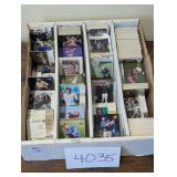 very large box of assorted Pro Set PGA cards etc