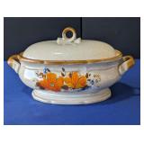 Vintage Mikasa Garden Club Oval Soup Tureen