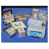 Plastic/Lucite Storage Boxes plus Frames