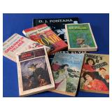 6 Vintage Novels and Elvis Book