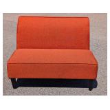 Orange Loveseat
