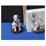 2 RCA Nipper Bobblehead Dogs, New in Box