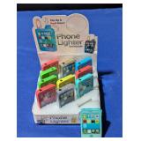 11 Cell Phone Lighters with POS Display