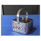 Silver Basket-style Box. Knick-knacks, Potpourri