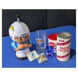 Vintage Canister, Dairy Queen Travel Mug, etc
