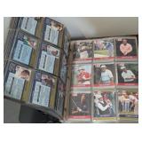 binder of 1990/91 Pro Set PGA golf cards