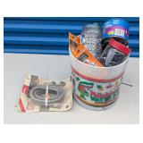 Bucket of Assorted Hardware, Zipties, etc #3