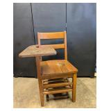 Antique Taylorsville High School Arm Desk KY