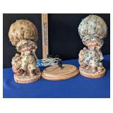 Holly Hobbie Style Prairie Girl Light-up Figurines
