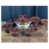 McCoy Bean Pot, Soup Bowls with Lids, etc