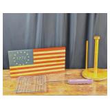 Paper Towel Holder, 1776 Flag Wall Hanging, etc