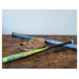 2 Vintage Softball Decor