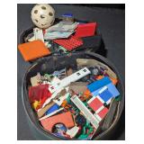 Vintage Suitcase Filled with Vintage Toys