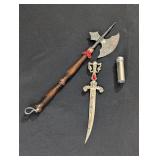 Ax, Sword Letter Opener, Boy Scouts Match Safe