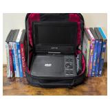 Portable DVD Player w/ 12 Movies/Shows