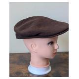 Dark Brown Kangol 504 XL Wool Cap