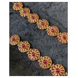 Gold Plated 925 Sterling Flower Bracelets