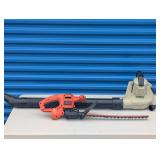 Electric Leaf Blower and Hedge Trimmer