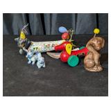 Dog Figurines: Assorted Dachshunds and Pugs