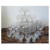 Assorted Stemware & Cake Stand