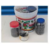 Bucket of Assorted Hardware, Zipties, etc #1