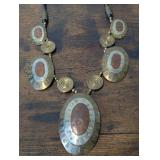Mixed Metal Statement Necklace