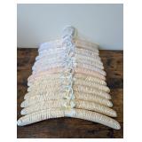 14 Satin Padded Clothes Hangers