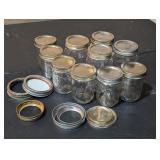 10 Assorted Canning Jars