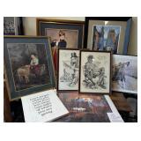 Framed Artwork: Jim Daly & More