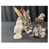 Woodpecker, Bald Eagle, Bluebird, White Owl