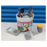 Bucket of Assorted Hardware, Zipties, etc #2