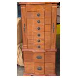 Vintage RARE Art Deco Jewelry Cabinet / Armoire