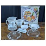 Pyrex, Corning Ware, Tupperware, etc