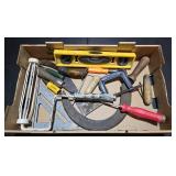 Tools: Assorted, Level, Knife, Speed Square, etc