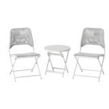 White Target Folding Patio Set, New in Box