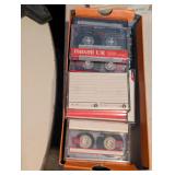 Shoe Box Full of Vintage Cassettes