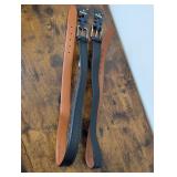 2 Leather Brooks Bros Belts, 36' and 38'