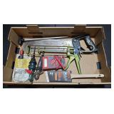 Tools: Caulk Gun, Saw, Multimeter, etc