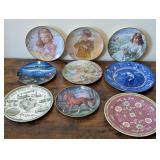 9 Collectible Plates