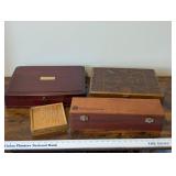 Wooden Boxes, 2 Silverware