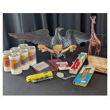 Darts, Eagle, Giraffe, Cross Pen/Pencil, etc