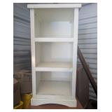 Small White Cabinet and End Table