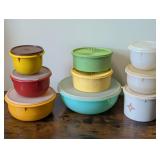 Collection of Vintage Tupperware