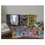 Baseball & PGA Cards With Supplies & Magazines
