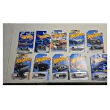 10 Hot Wheels, may contain 1990s through 2020s