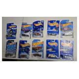 10 Hot Wheels, may contain 1990s through 2020s