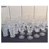 Stemware, includes Lady Victoria French Crystal