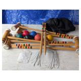 Spalding Croquet Set with Bag (tear in side)