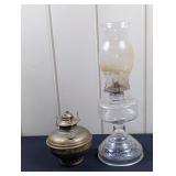2 Antique Oil Lamps