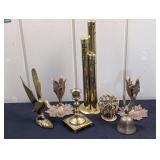 Brass Coin Holder, Bell, Candle Holders etc